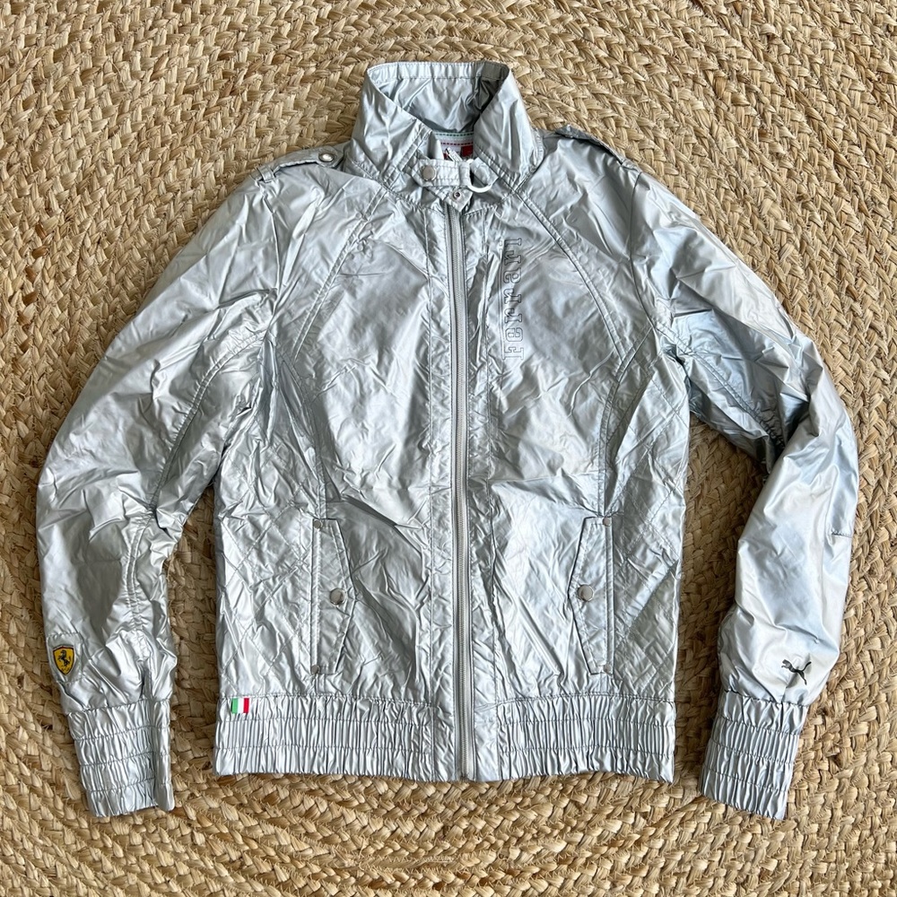 Puma Scuderia Ferrari Spring Light Jacket Silver